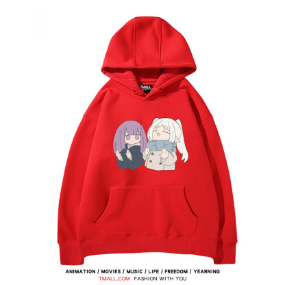 葬送的芙莉蓮 聯名衛衣2024秋冬新款親子情侶裝薄絨款連帽衛衣