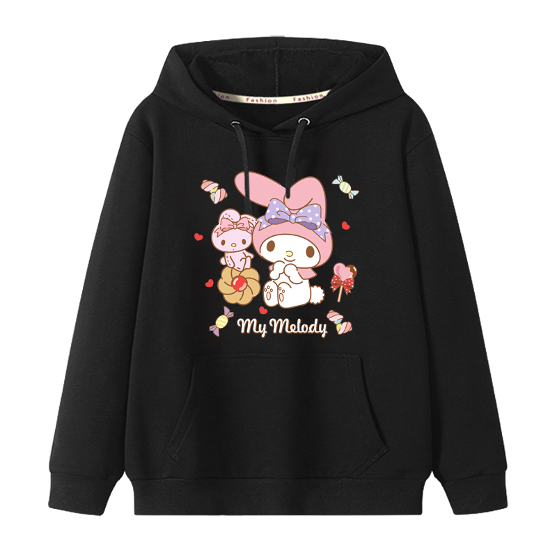 美樂蒂庫洛米 2025秋冬新款 親子情侶男女連帽衛衣