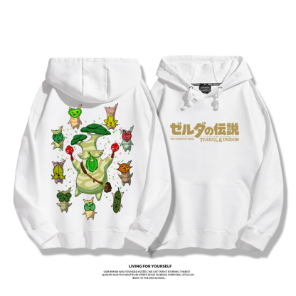 塞尔达传说王国之泪游戏周边连帽卫衣男女呀哈哈青少年宽松外套潮
