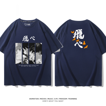 排球少年 2024親子情侶男女同款 純棉T恤