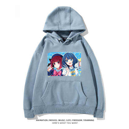 敗犬女主也太多了聯名衛衣2024秋冬新款親子情侶裝薄絨款連帽衛衣