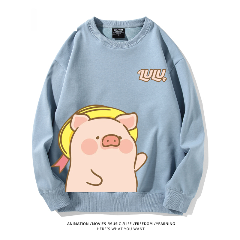 LuLu豬 聯名2024親子情侶裝 圓領長袖