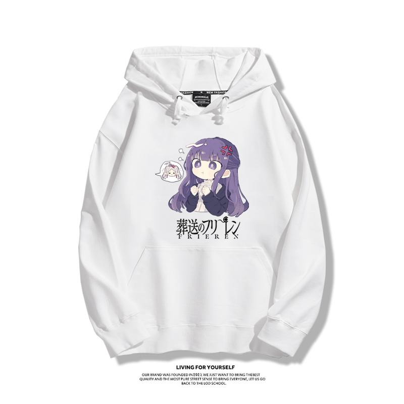 葬送的芙莉蓮聯名衛衣2023秋冬新款親子情侶裝薄絨款連帽衛衣