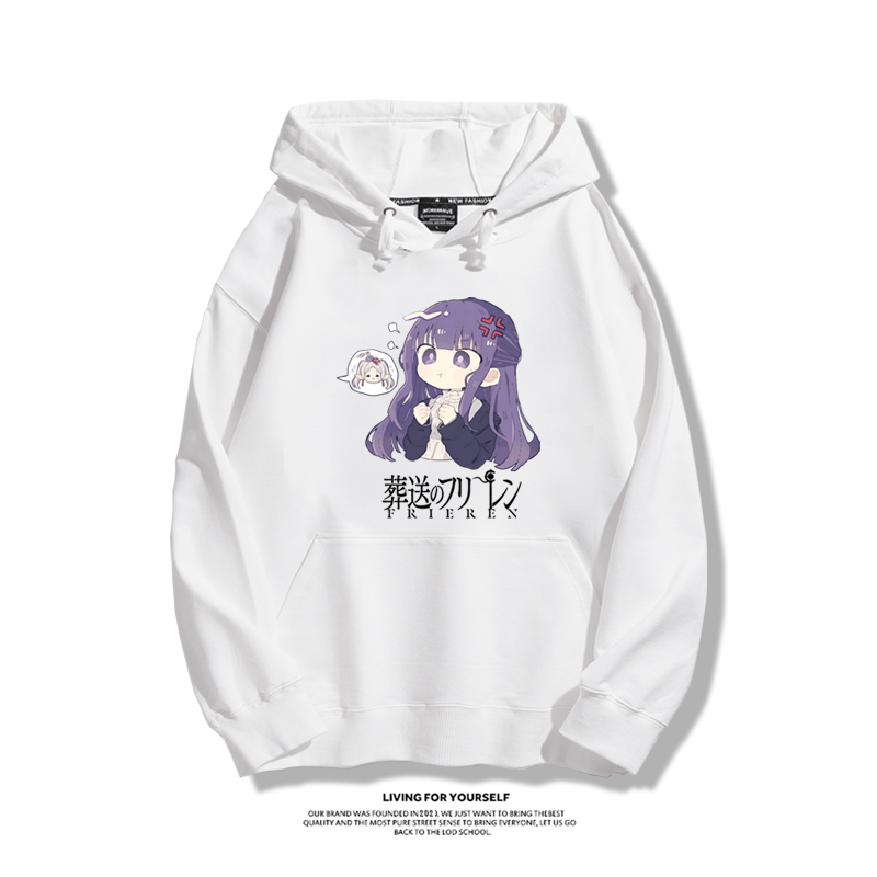 葬送的芙莉蓮聯名衛衣2023秋冬新款親子情侶裝薄絨款連帽衛衣