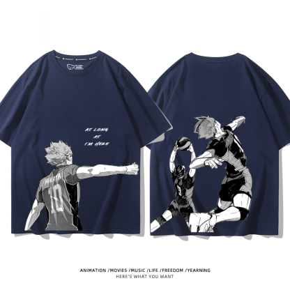 排球少年 2024親子情侶男女同款 純棉T恤