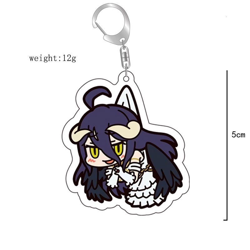 Overlord不死者骨傲天雅兒貝德周邊亞克力掛飾鑰匙扣【單買三件起送】