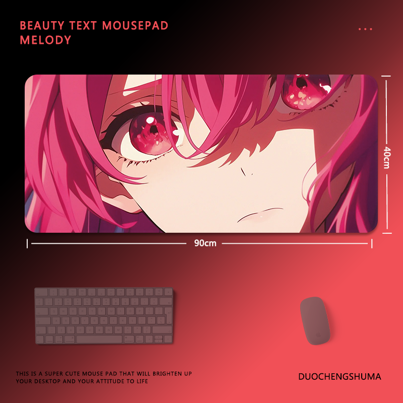 約會大作戰電競超大遊戲加厚防滑鼠標墊
