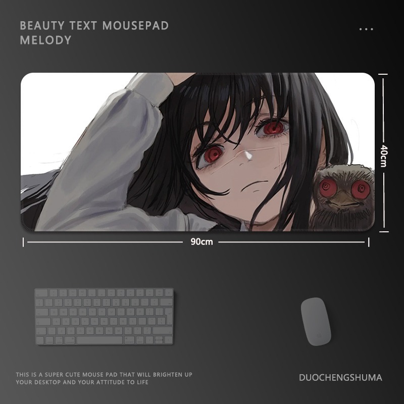 鏈鋸人瑪奇瑪電競超大遊戲加厚防滑鼠標墊