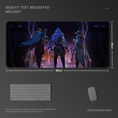 Valorant電競超大遊戲加厚防滑鼠標墊