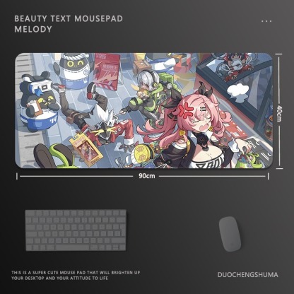 絕區零電競超大遊戲加厚防滑鼠標墊