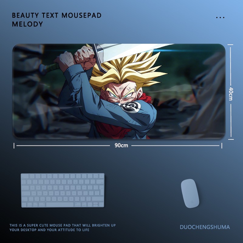 七龍珠電競超大遊戲加厚防滑鼠標墊