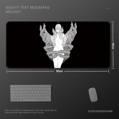 動漫電競超大遊戲加厚防滑鼠標墊