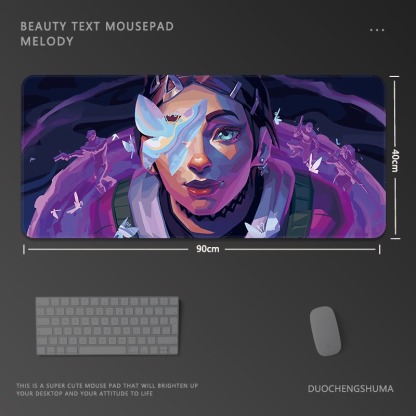 Valorant電競超大遊戲加厚防滑鼠標墊