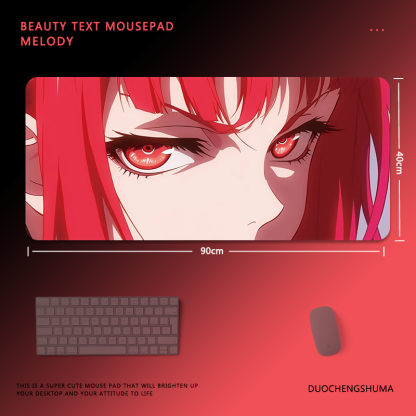 約會大作戰電競超大遊戲加厚防滑鼠標墊