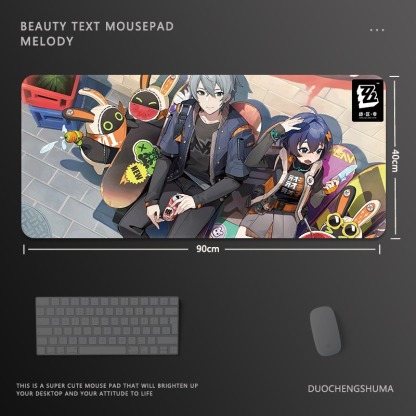 絕區零電競超大遊戲加厚防滑鼠標墊