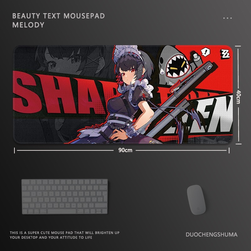 絕區零電競超大遊戲加厚防滑鼠標墊