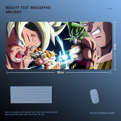 七龍珠電競超大遊戲加厚防滑鼠標墊