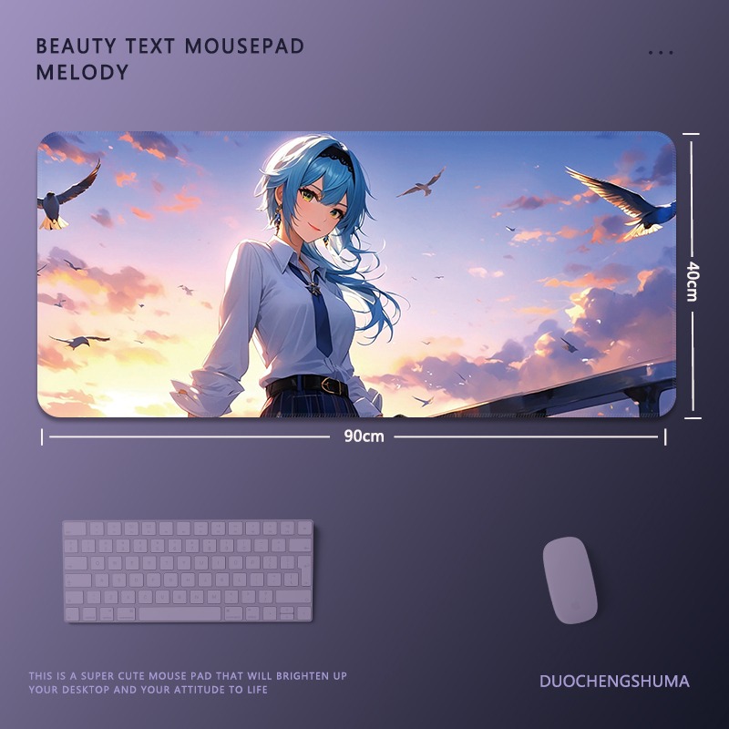 原神電競超大遊戲加厚防滑鼠標墊