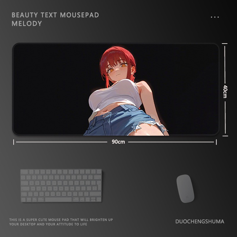 鏈鋸人瑪奇瑪電競超大遊戲加厚防滑鼠標墊