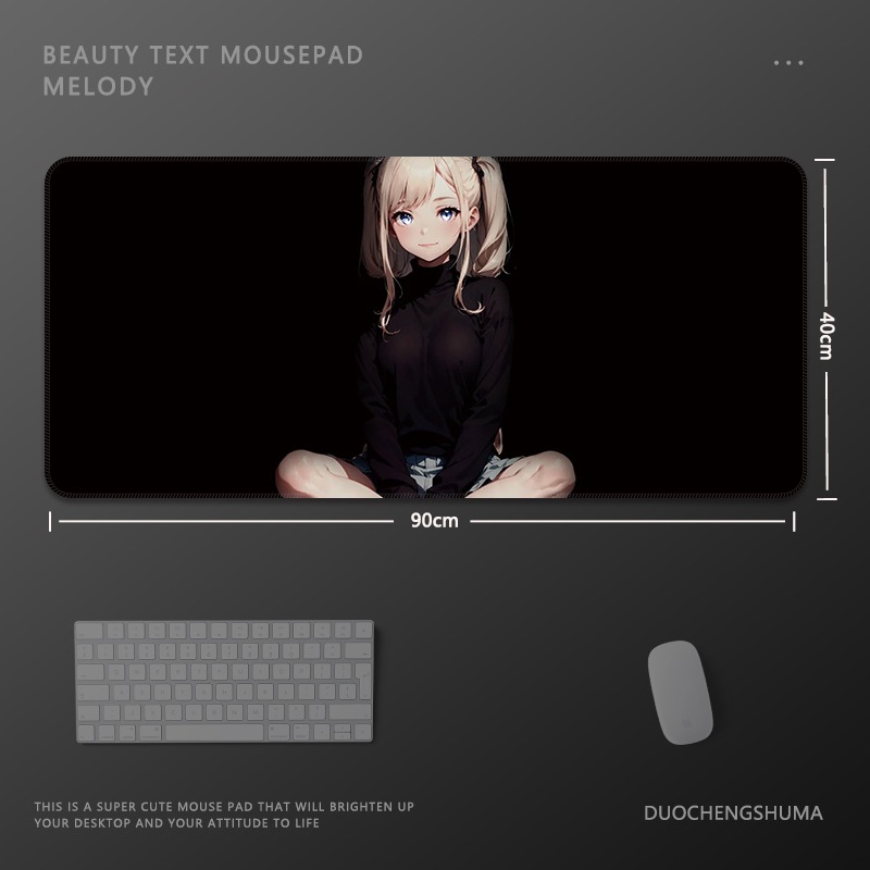 動漫電競超大遊戲加厚防滑鼠標墊