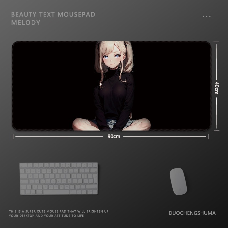 動漫電競超大遊戲加厚防滑鼠標墊