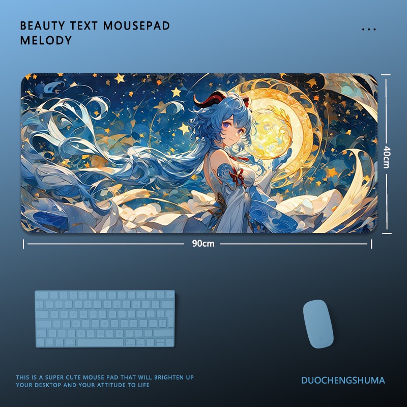 原神電競超大遊戲加厚防滑鼠標墊