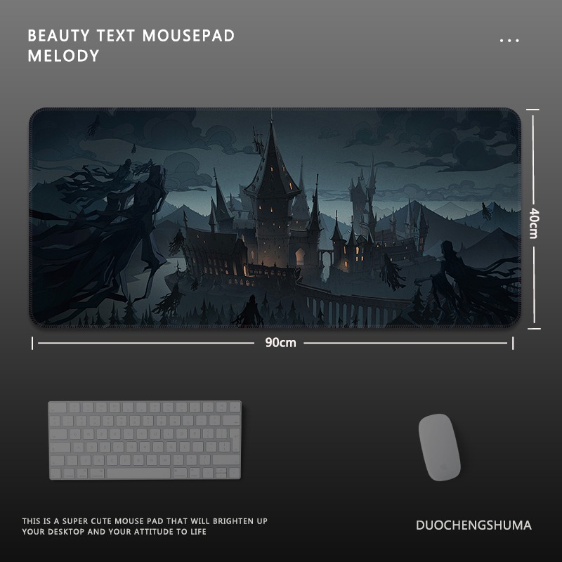 哈利波特電競超大遊戲加厚防滑鼠標墊