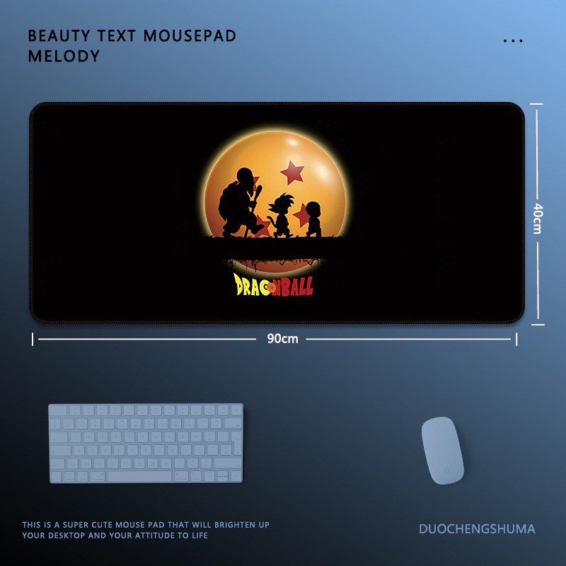 七龍珠電競超大遊戲加厚防滑鼠標墊