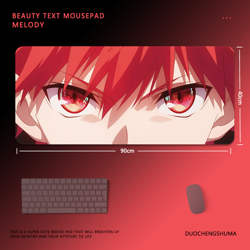 約會大作戰電競超大遊戲加厚防滑鼠標墊