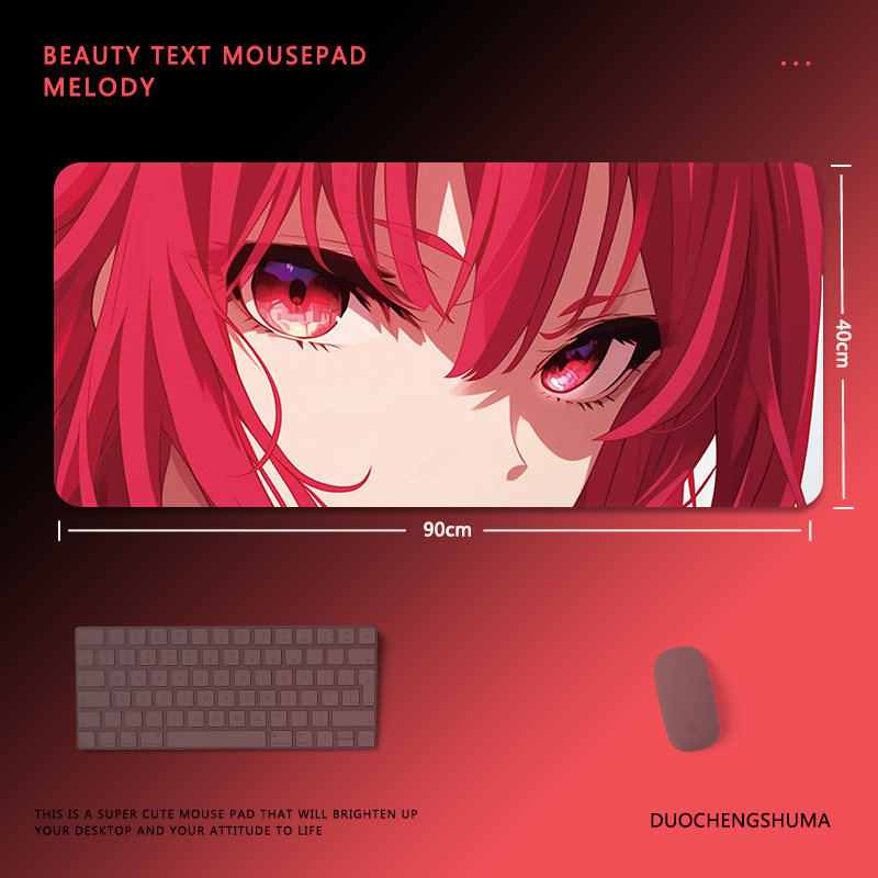 約會大作戰電競超大遊戲加厚防滑鼠標墊