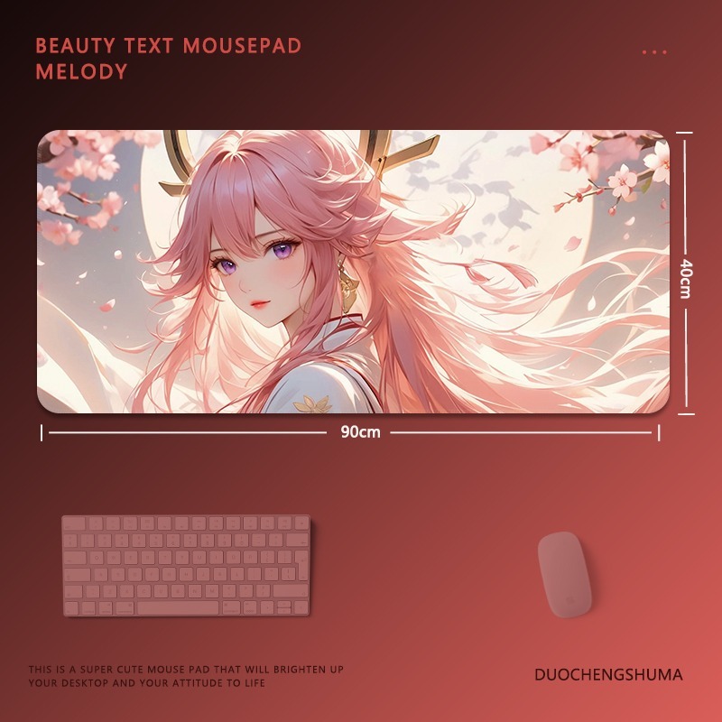 原神電競超大遊戲加厚防滑鼠標墊