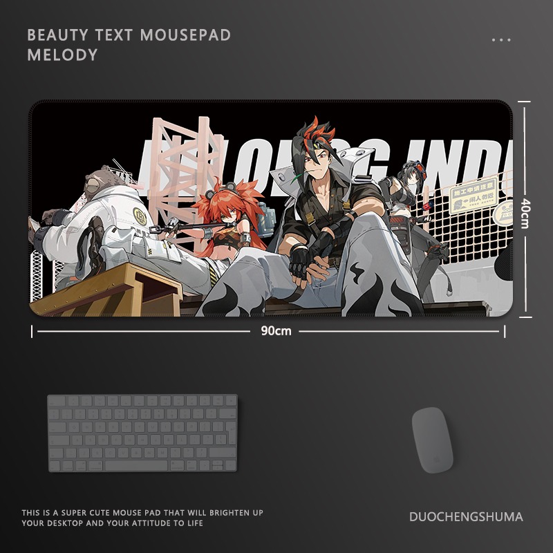 絕區零電競超大遊戲加厚防滑鼠標墊