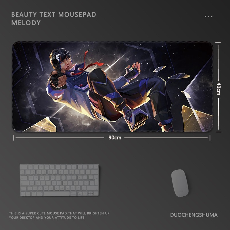 Valorant電競超大遊戲加厚防滑鼠標墊