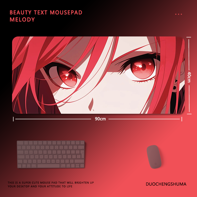 約會大作戰電競超大遊戲加厚防滑鼠標墊