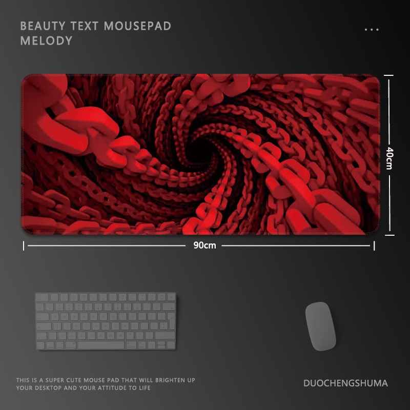 鏈鋸人瑪奇瑪電競超大遊戲加厚防滑鼠標墊