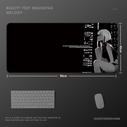 動漫電競超大遊戲加厚防滑鼠標墊