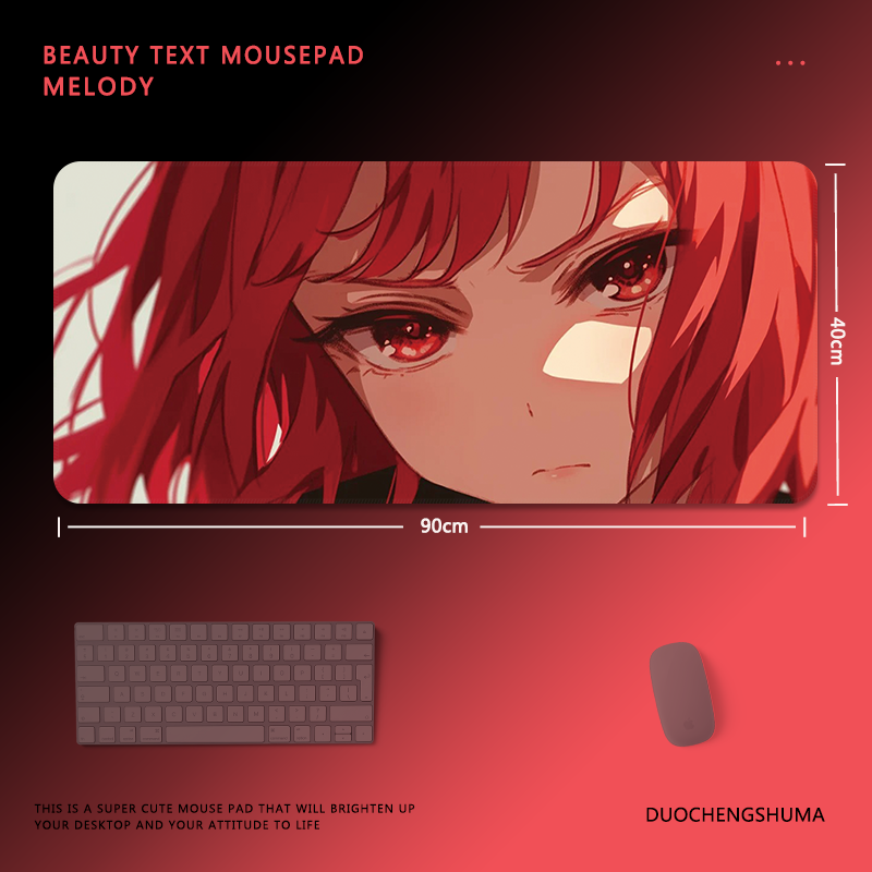 約會大作戰電競超大遊戲加厚防滑鼠標墊