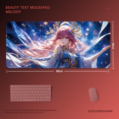 原神電競超大遊戲加厚防滑鼠標墊