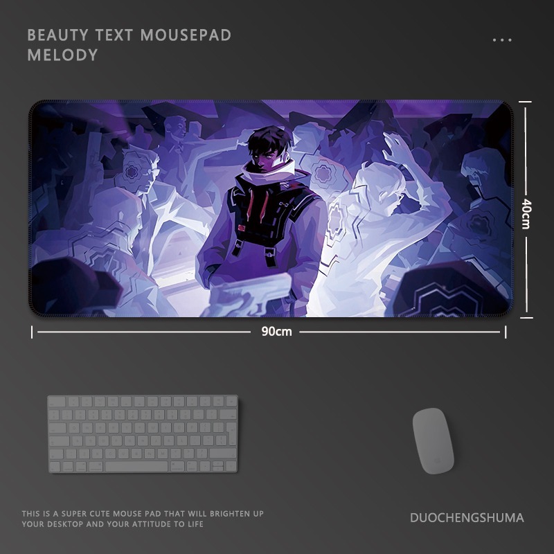 Valorant電競超大遊戲加厚防滑鼠標墊