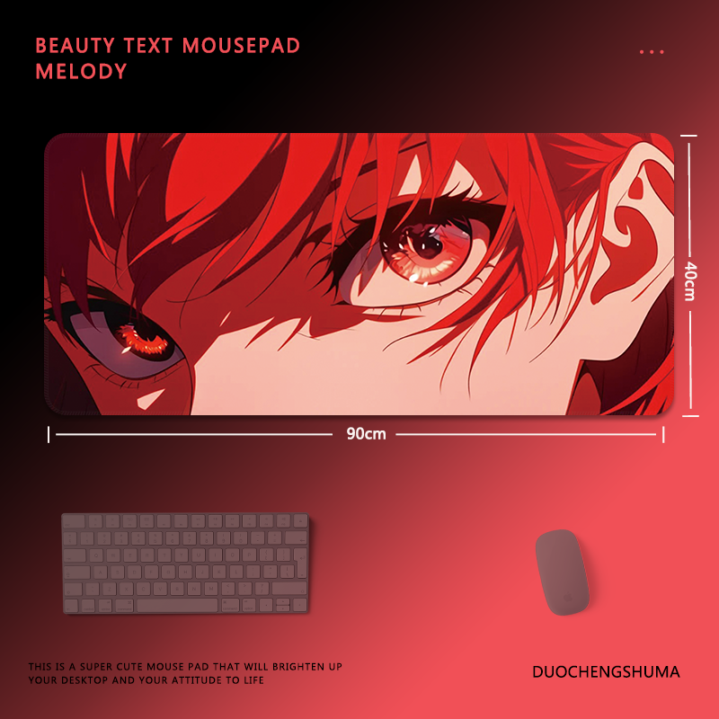 約會大作戰電競超大遊戲加厚防滑鼠標墊