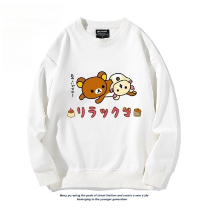 日系拉拉熊 聯名親子情侶裝 圓領長袖