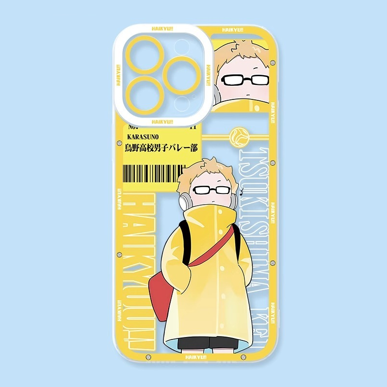 排球少年天使眼透明防摔軟殼