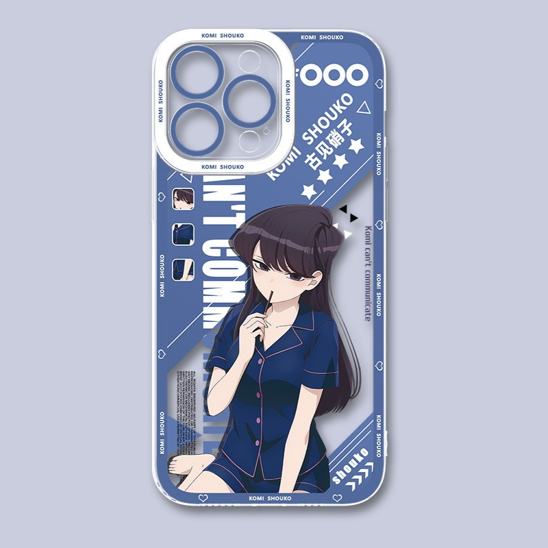 古見同學是溝通魯蛇天使眼透明防摔軟殼