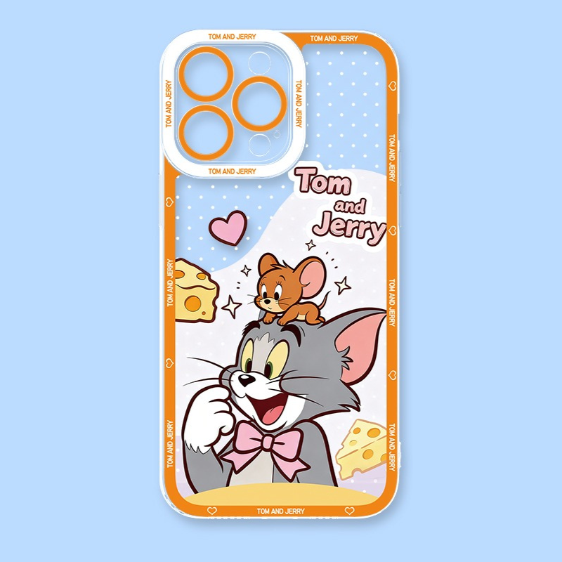 湯姆貓與傑利鼠天使眼透明防摔軟殼