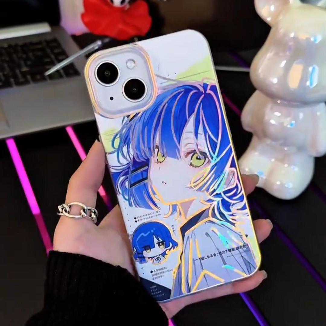 孤獨搖滾極光金防摔手機殼