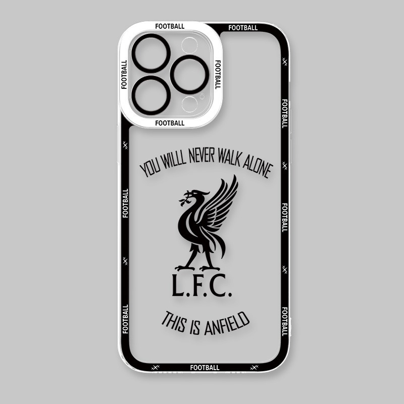 足球俱樂部天使眼透明防摔軟殼