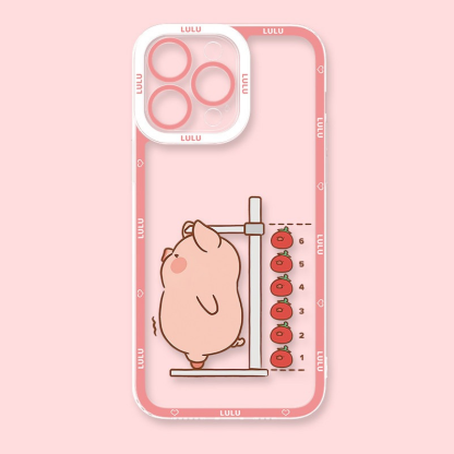 罐頭豬LuLu天使眼透明防摔軟殼