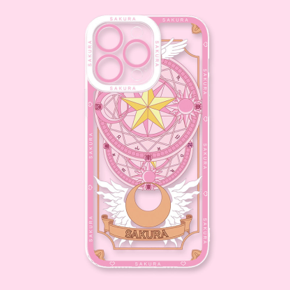 魔卡少女櫻天使眼透明防摔軟殼