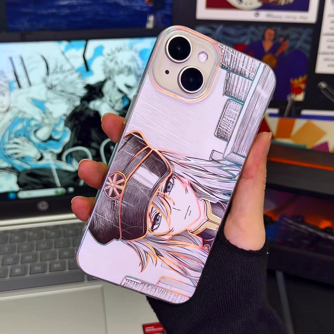 【大集合】動漫極光金漸變手機殼