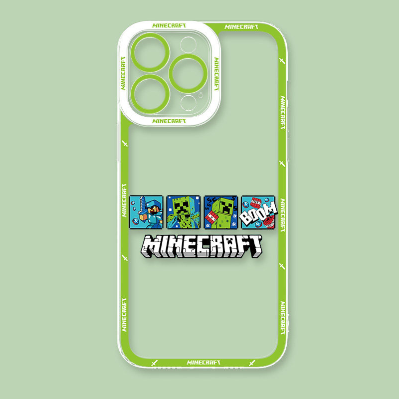 Minecraft麥塊天使眼透明防摔軟殼